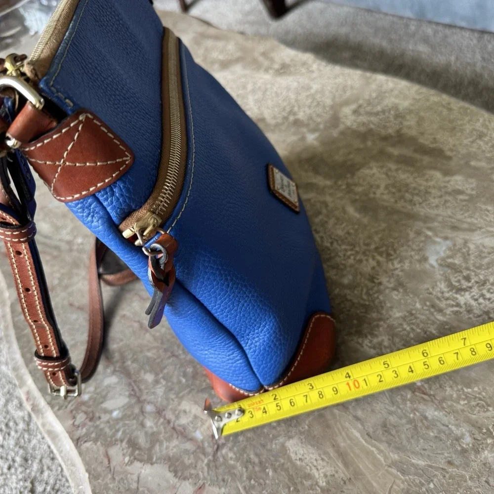Dooney & Bourke Midnight Blue Pebble Grain Leather Crossbody & Shoulder Bag NWOT